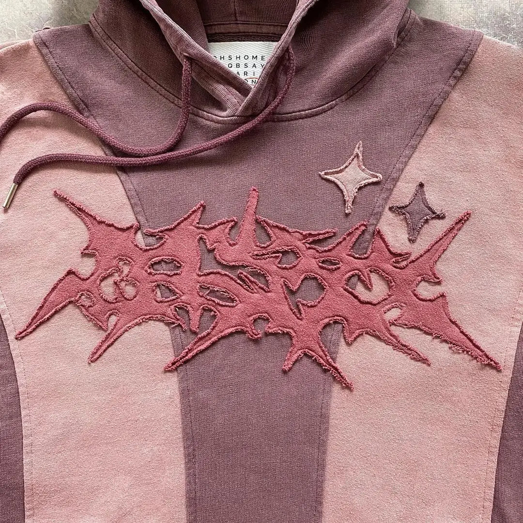 Cyberpunk Futuristic Patch Hoodie Cyberpunk Futuristic Patch Hoodie