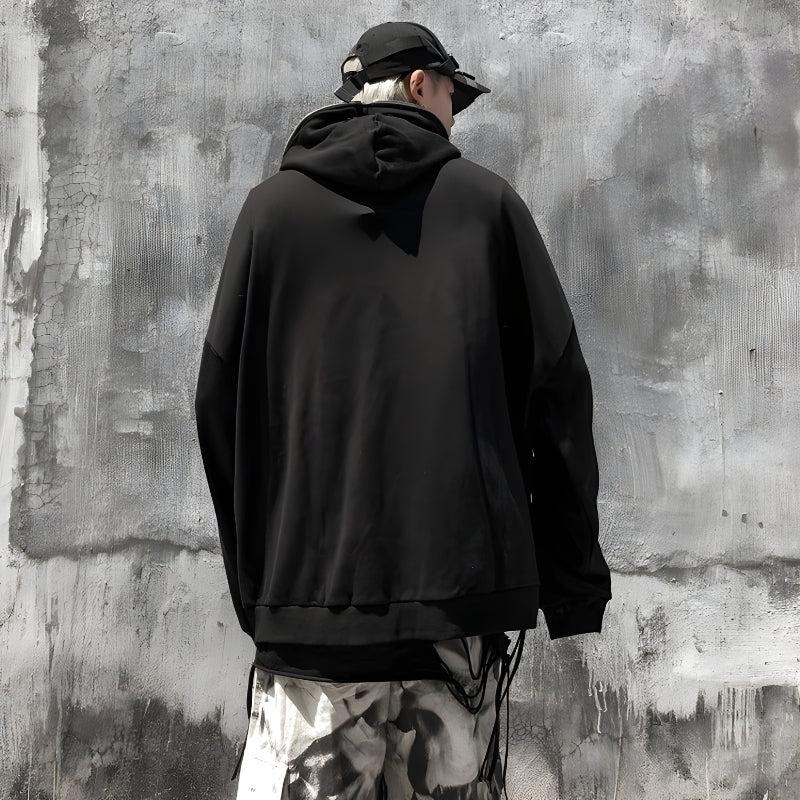Cyberpunk Ghost Full Zip-Up Hoodie Cyberpunk Ghost Full Zip-Up Hoodie