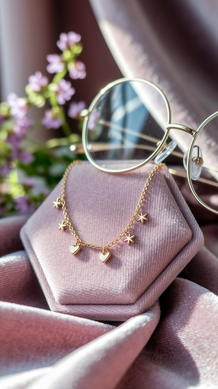 Dainty Charm Necklace: A Must-Have Accessory outfit idea