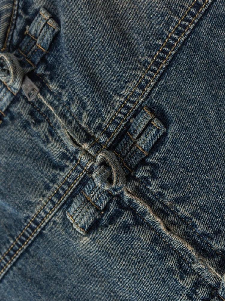 Distressed Denim Jacket Distressed Denim Jacket