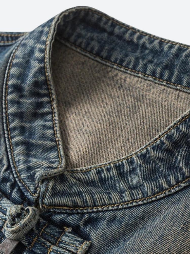 Distressed Denim Jacket Distressed Denim Jacket