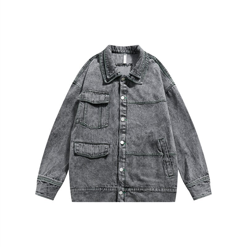 Double-Collared Denim Jacket Double-Collared Denim Jacket