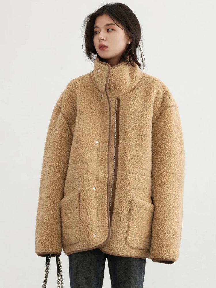 Double Faced Faux Leather Jacket Double Faced Faux Leather Jacket