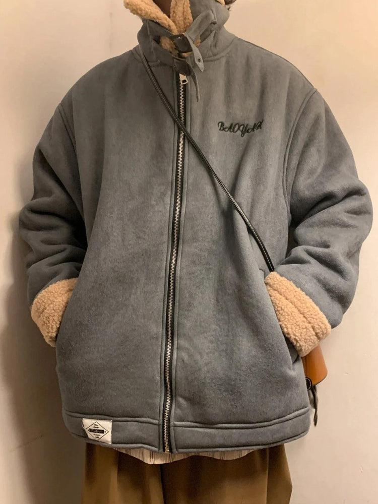 Double-Faced Zip-Up Jacket Double-Faced Zip-Up Jacket