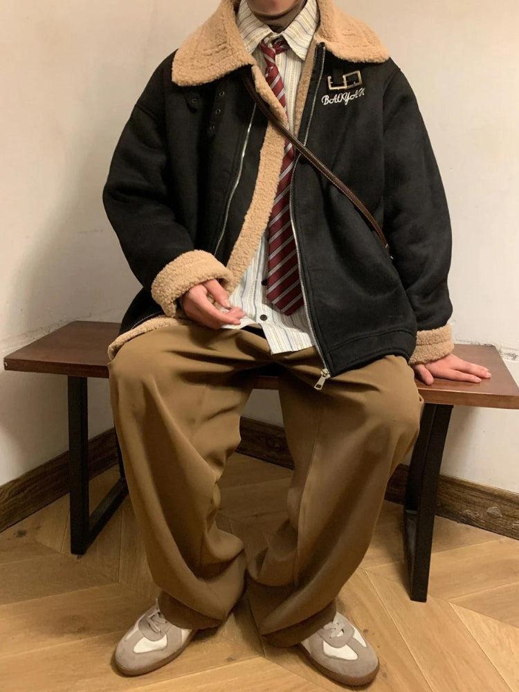 Double-Faced Zip-Up Jacket Double-Faced Zip-Up Jacket