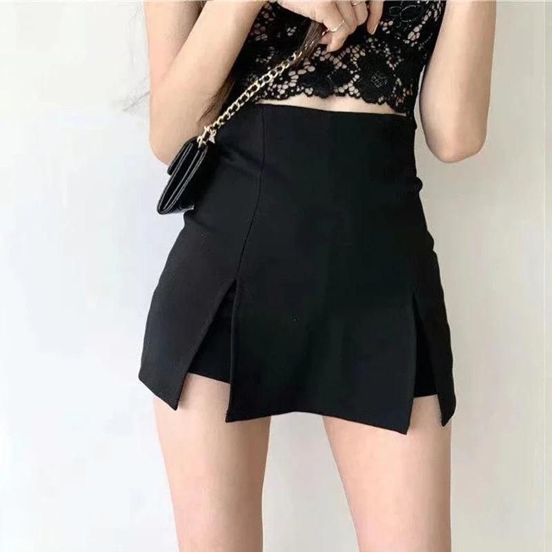 Double Side Slit Mini Skort Double Side Slit Mini Skort