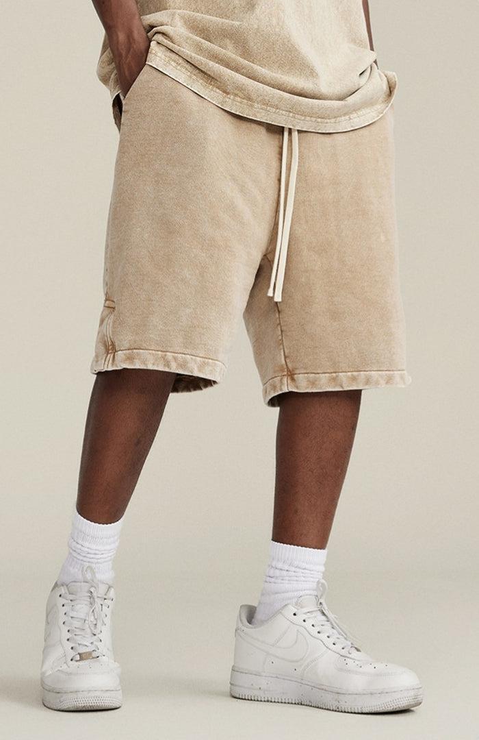 Drawstring Waist Loose Shorts Drawstring Waist Loose Shorts