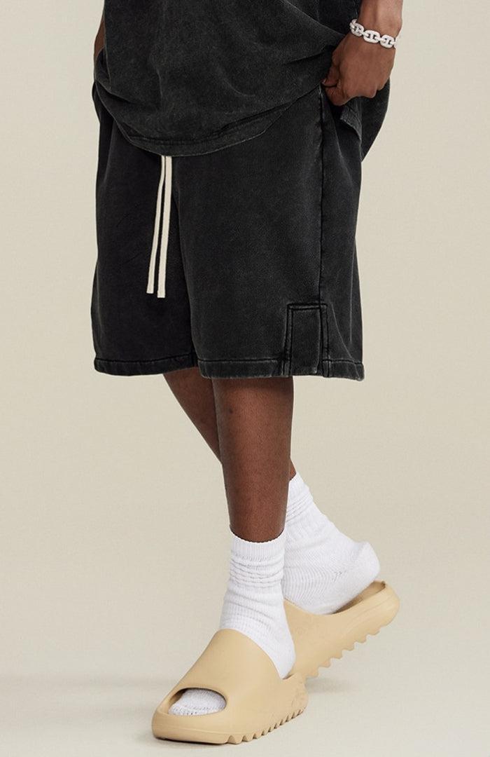 Drawstring Waist Loose Shorts Drawstring Waist Loose Shorts