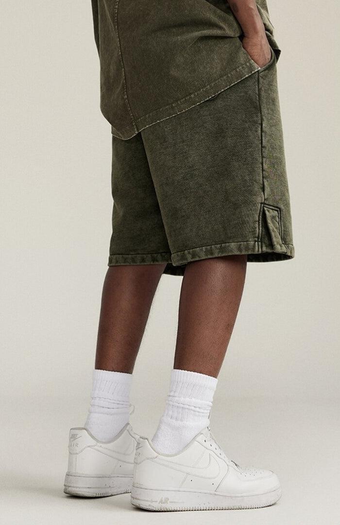 Drawstring Waist Loose Shorts Drawstring Waist Loose Shorts