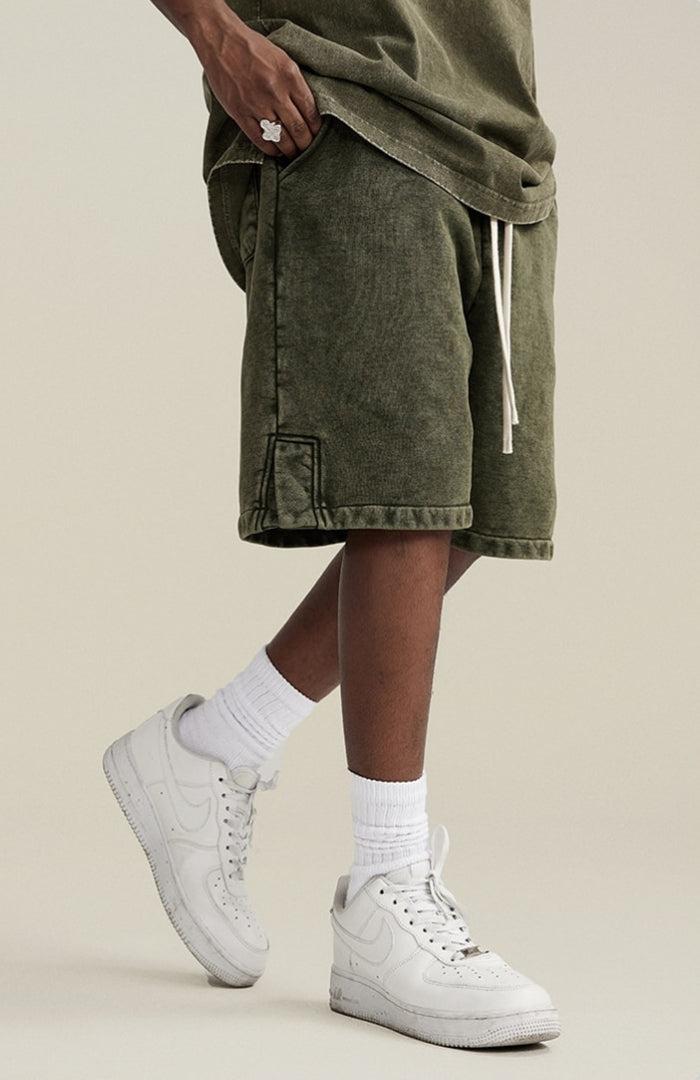 Drawstring Waist Loose Shorts Drawstring Waist Loose Shorts