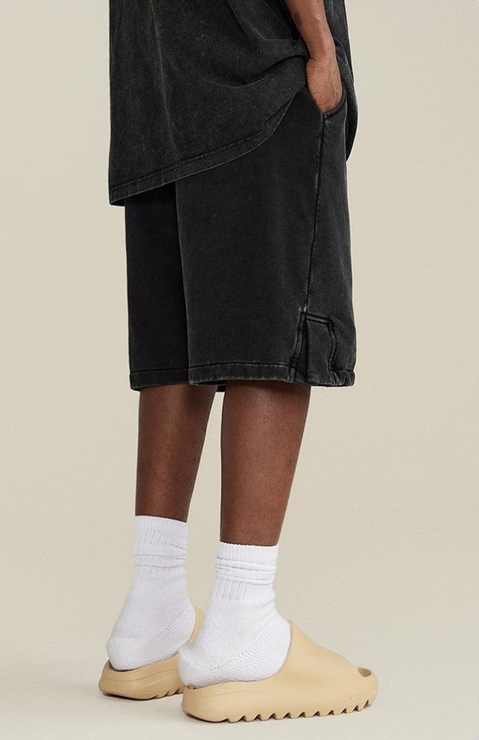 Drawstring Waist Loose Shorts Drawstring Waist Loose Shorts
