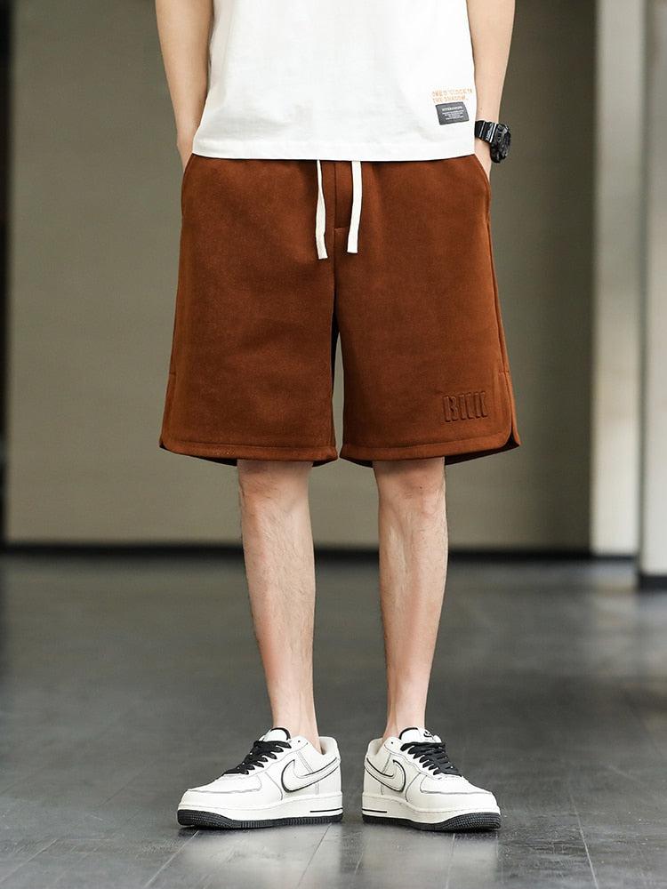 Drawstring Waist Oversize Sweatshort Drawstring Waist Oversize Sweatshort