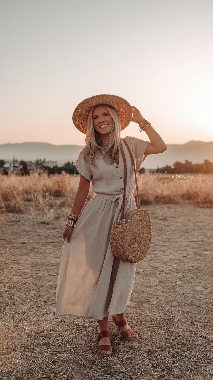 Stylish Earthy Festival Outfits to Rock This Season outfit idea