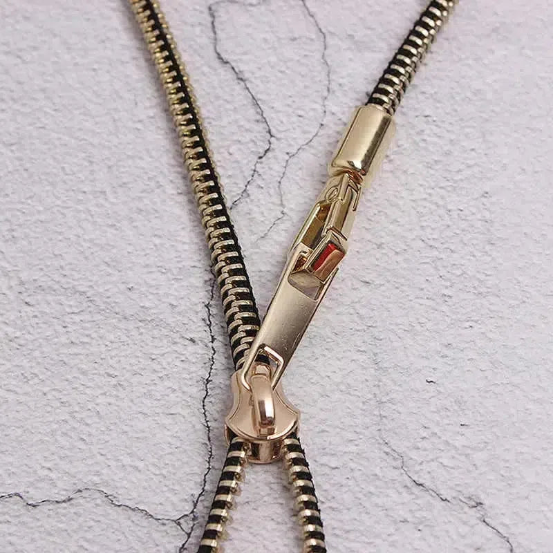 Edgy Adjustable Zipper Necklace Edgy Adjustable Zipper Necklace