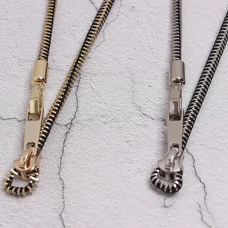 Edgy Adjustable Zipper Necklace Edgy Adjustable Zipper Necklace