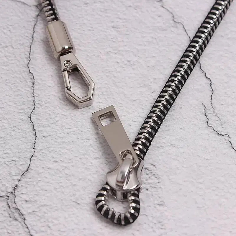 Edgy Adjustable Zipper Necklace Edgy Adjustable Zipper Necklace