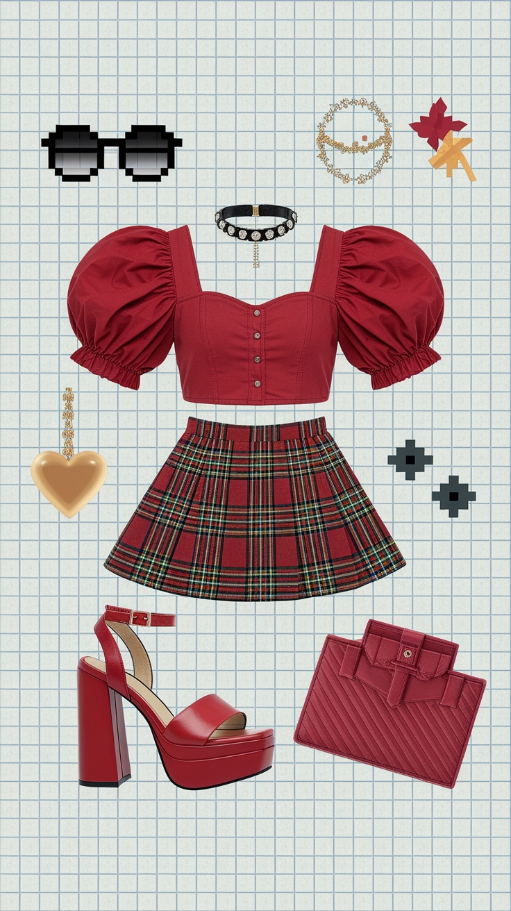 Everskies Red Outfit: A Bold Fashion Choice outfit idea