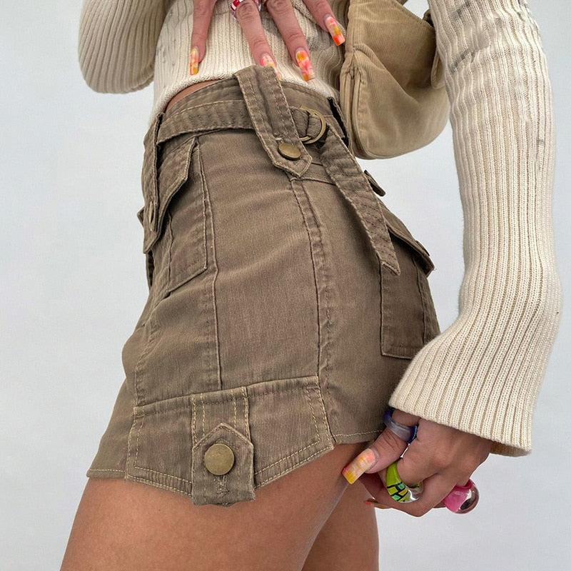 Fairy Grunge Cargo Mini Skirt Fairy Grunge Cargo Mini Skirt