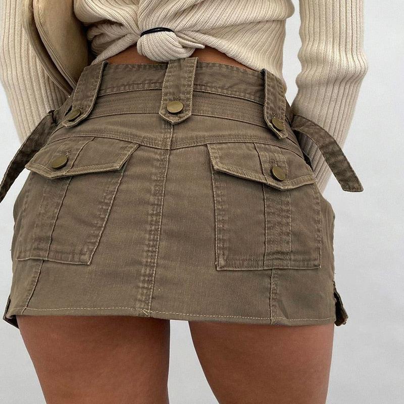 Fairy Grunge Cargo Mini Skirt Fairy Grunge Cargo Mini Skirt