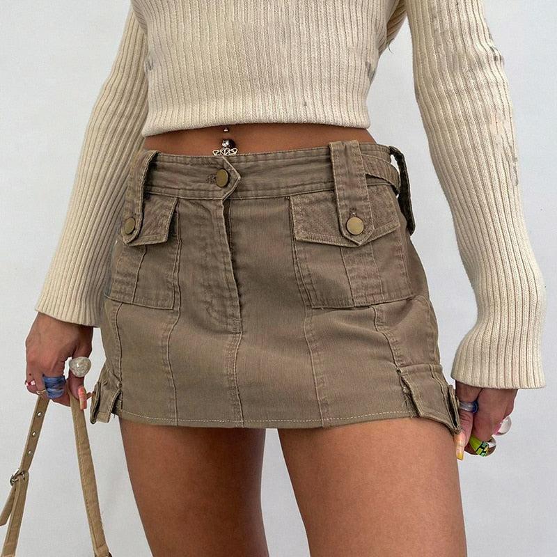 Fairy Grunge Cargo Mini Skirt Fairy Grunge Cargo Mini Skirt