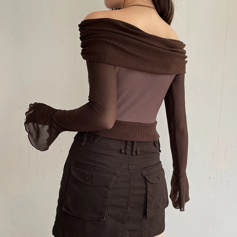 Fairycore Butterfly Ruched Off Shoulder Top Fairycore Butterfly Ruched Off Shoulder Top