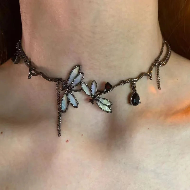 Fairycore Dragonfly Necklace Fairycore Dragonfly Necklace