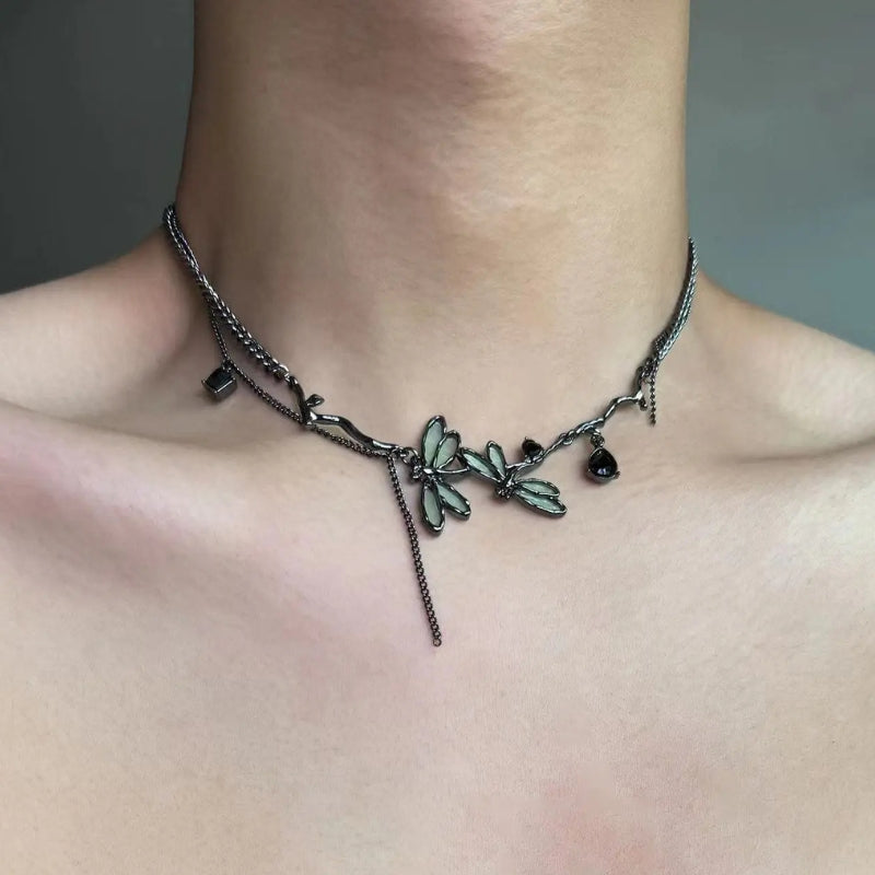 Fairycore Dragonfly Necklace Fairycore Dragonfly Necklace