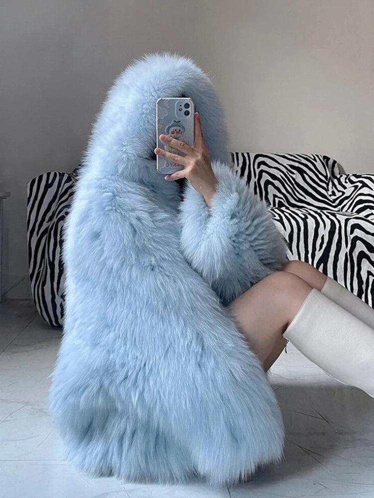 Faux Fur Hooded Jacket Faux Fur Hooded Jacket