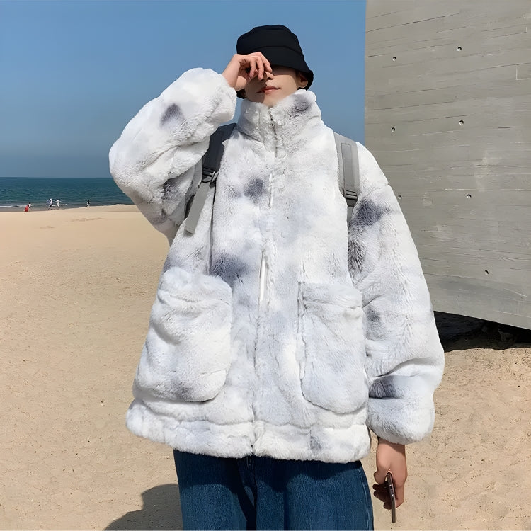 Faux Fur Zip-Up Teddy Jacket Faux Fur Zip-Up Teddy Jacket