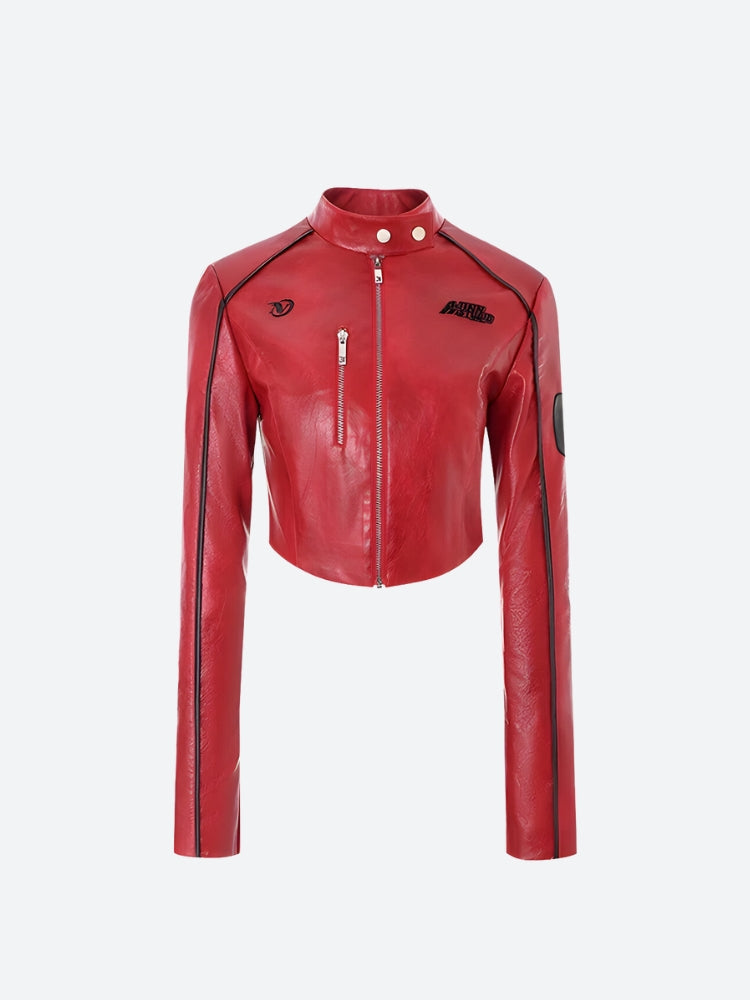 Faux Leather Biker Jacket Faux Leather Biker Jacket