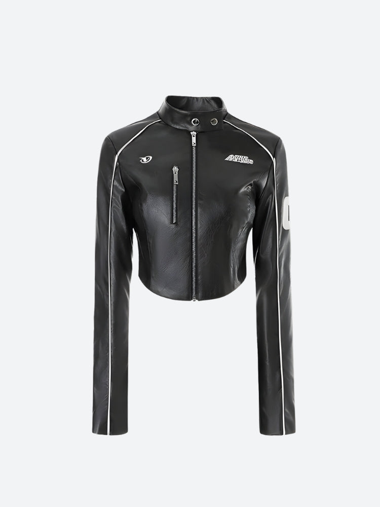 Faux Leather Biker Jacket Faux Leather Biker Jacket