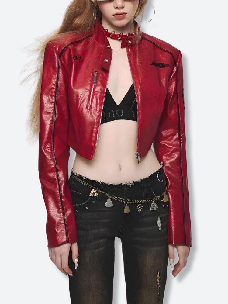 Faux Leather Biker Jacket Faux Leather Biker Jacket