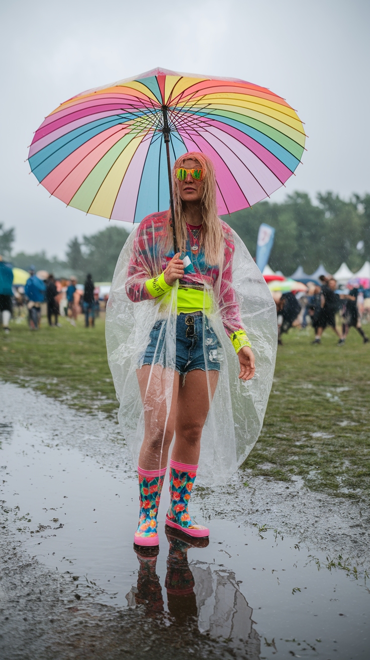 Festival Outfits Rainy Day: Stay Stylish Despite the Weather outfit idea