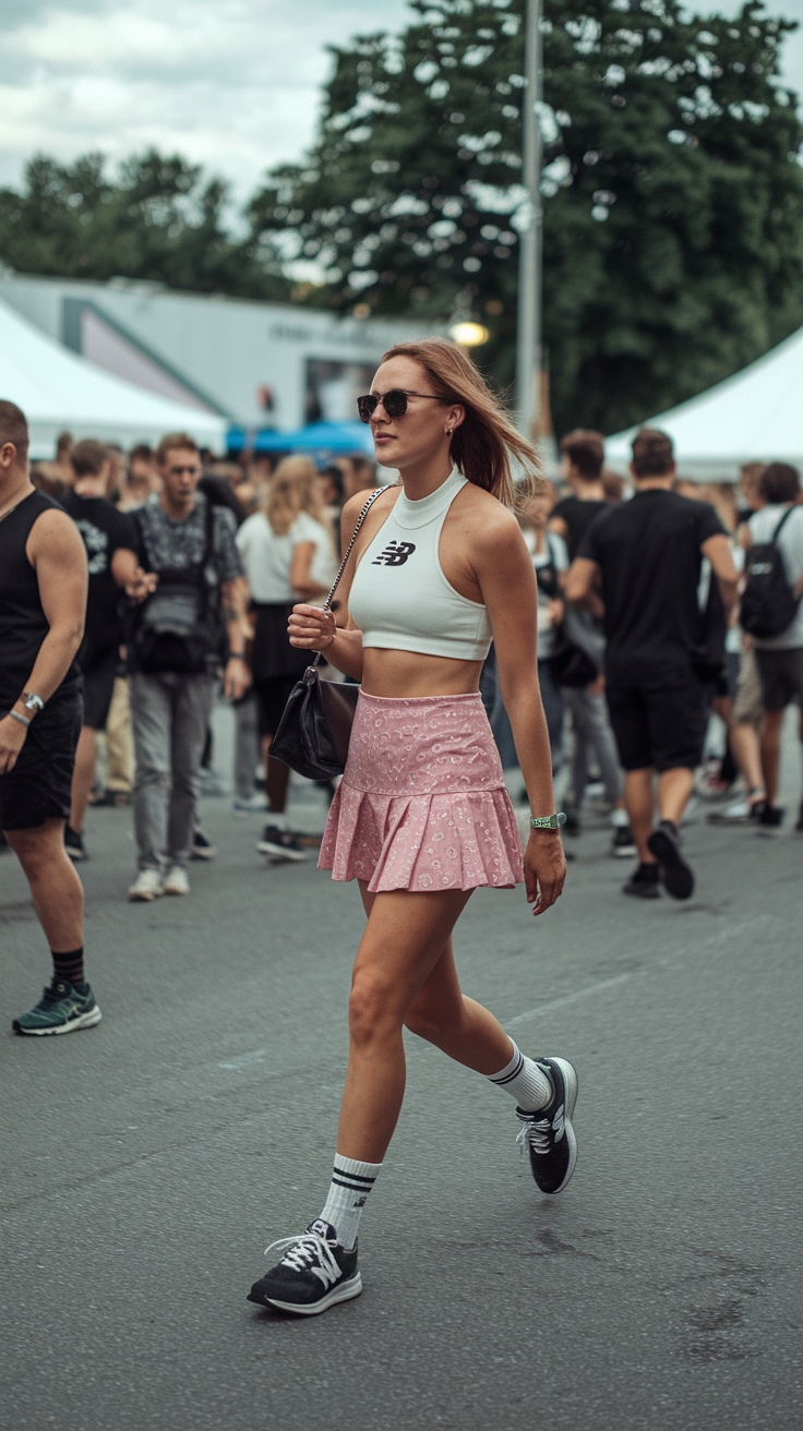 Festival Outfits with Sneakers: Comfort Meets Style at Festivals outfit idea