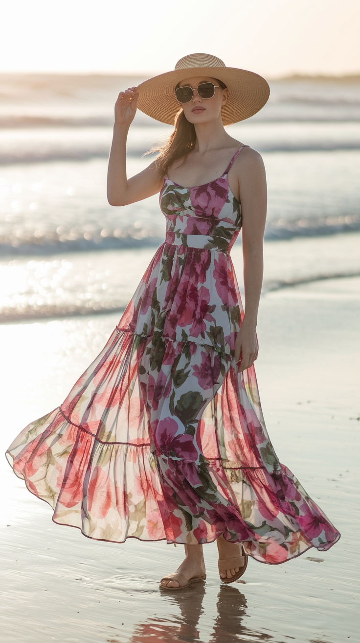 Floral Maxi Dresses: A Must-Have for Every Wardrobe outfit idea