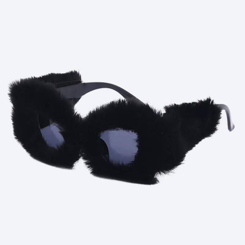Fluffy Cat Eye Sunglasses Fluffy Cat Eye Sunglasses