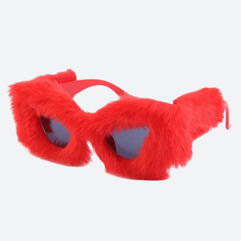 Fluffy Cat Eye Sunglasses Fluffy Cat Eye Sunglasses