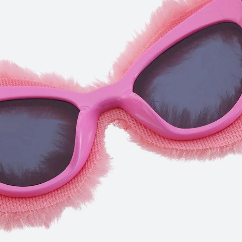 Fluffy Cat Eye Sunglasses Fluffy Cat Eye Sunglasses