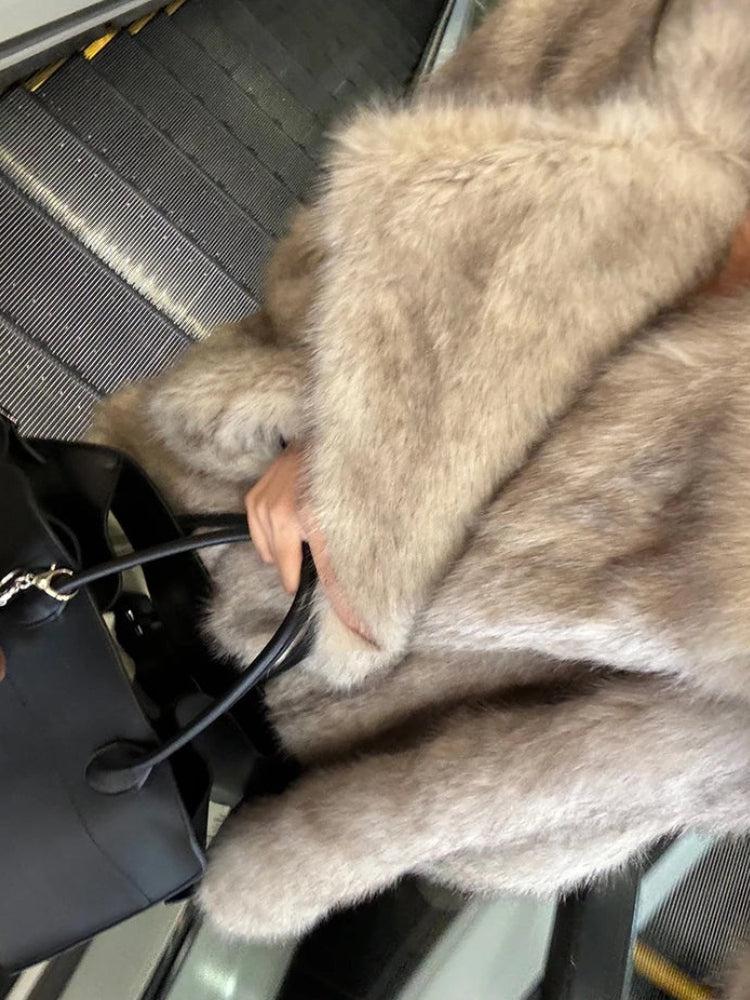 Fluffy Faux Fur Jacket Fluffy Faux Fur Jacket