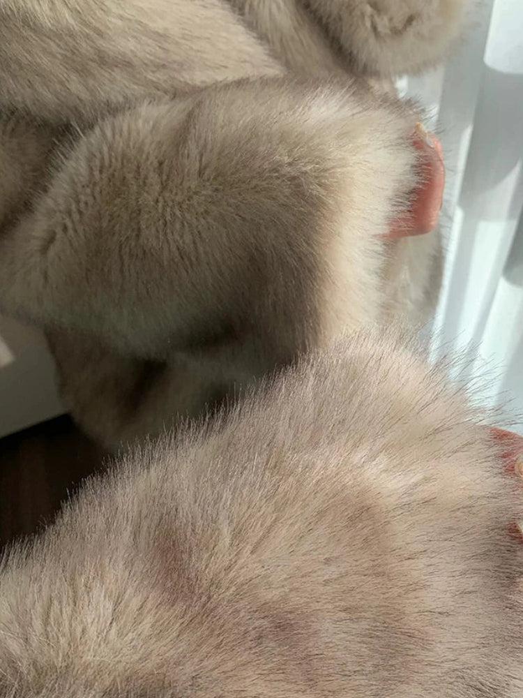 Fluffy Faux Fur Jacket Fluffy Faux Fur Jacket