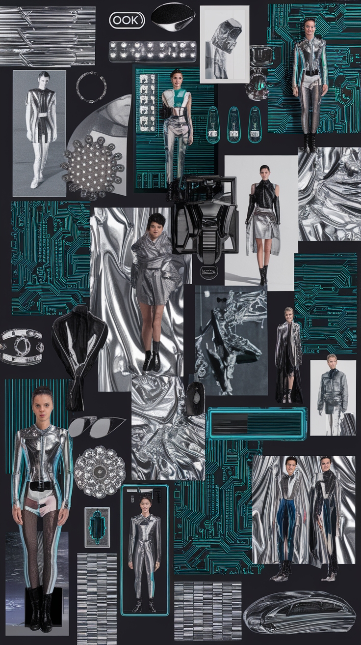 H2: Designing Your Futuristic Fashion Moodboard outfit idea