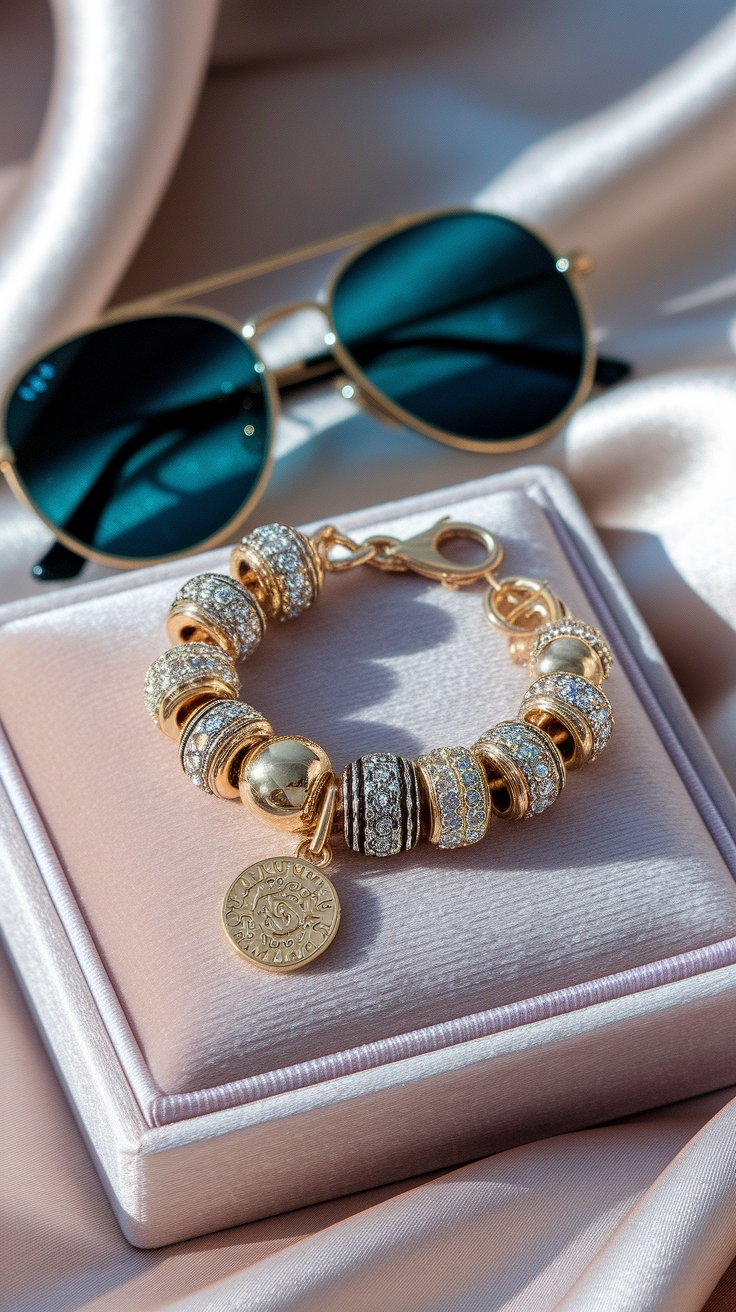 Gold Charm Bracelet for Women: A Touch of Elegance outfit idea