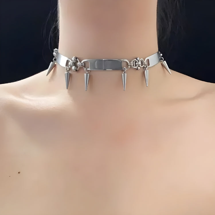 Goth Spiked Metal Choker Goth Spiked Metal Choker