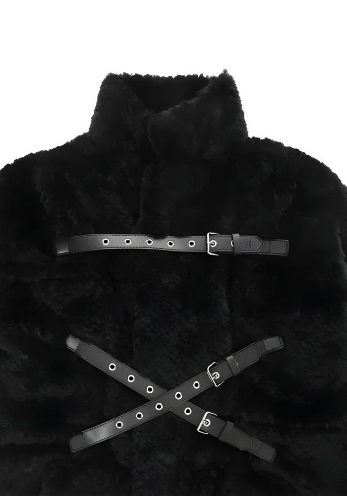 Gothic Faux Fur Fluffy Long Jacket Gothic Faux Fur Fluffy Long Jacket
