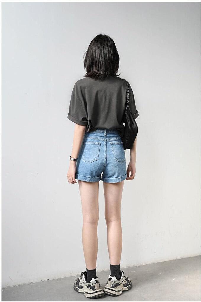 Grunge Black Jean Shorts Grunge Black Jean Shorts