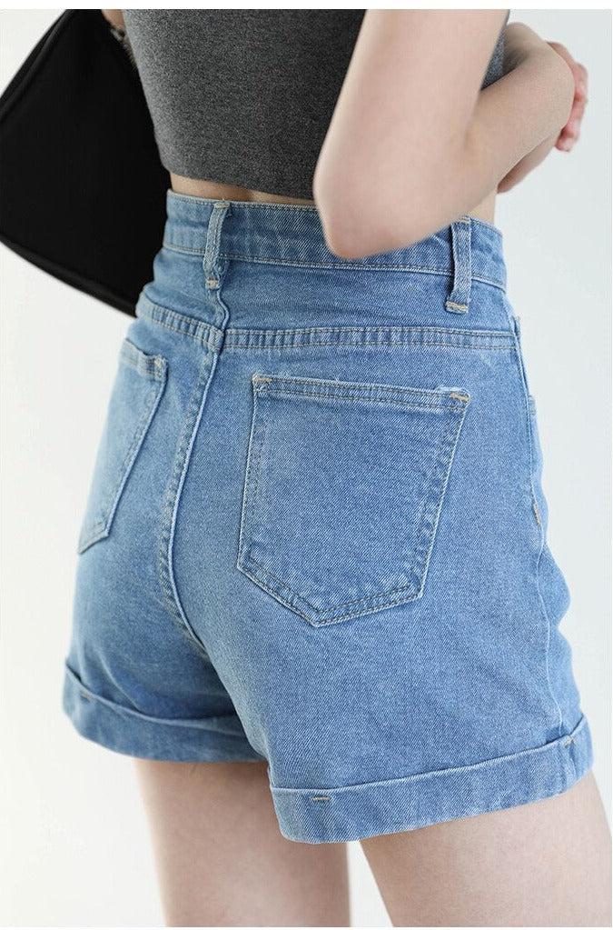 Grunge Black Jean Shorts Grunge Black Jean Shorts