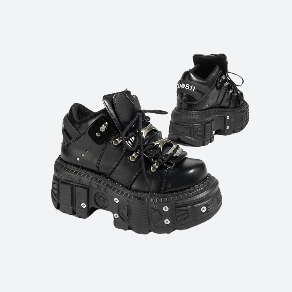 Grunge Lace Up Platform Sneakers Grunge Lace Up Platform Sneakers
