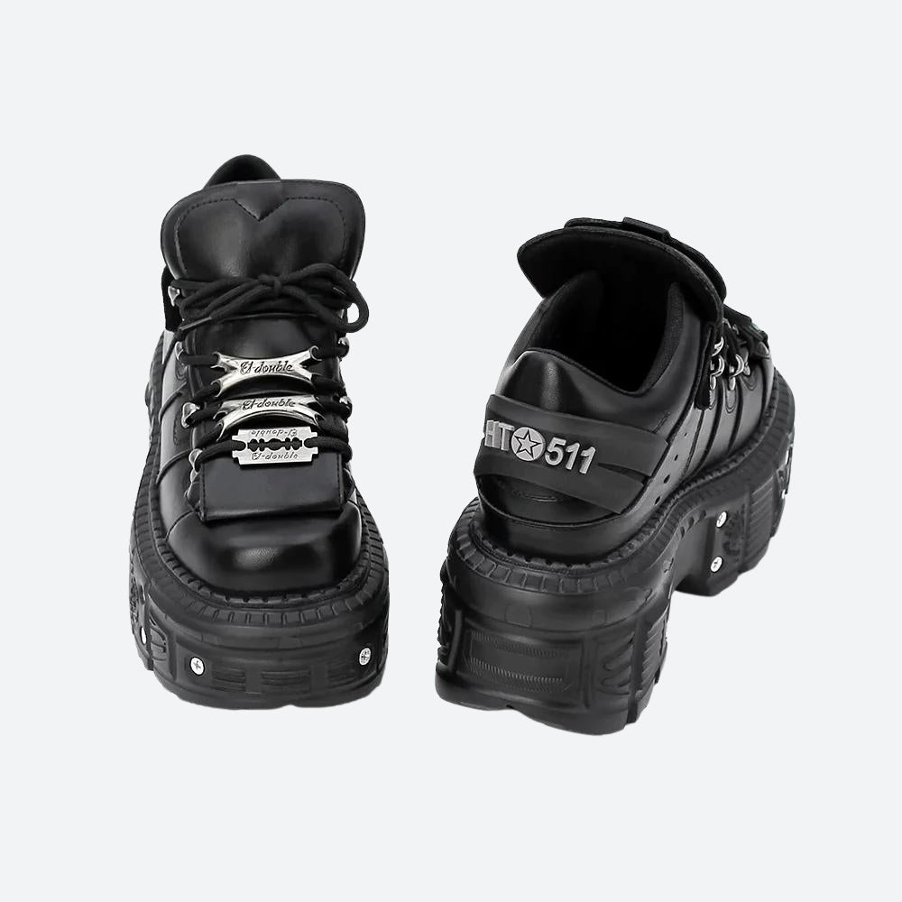 Grunge Lace Up Platform Sneakers Grunge Lace Up Platform Sneakers