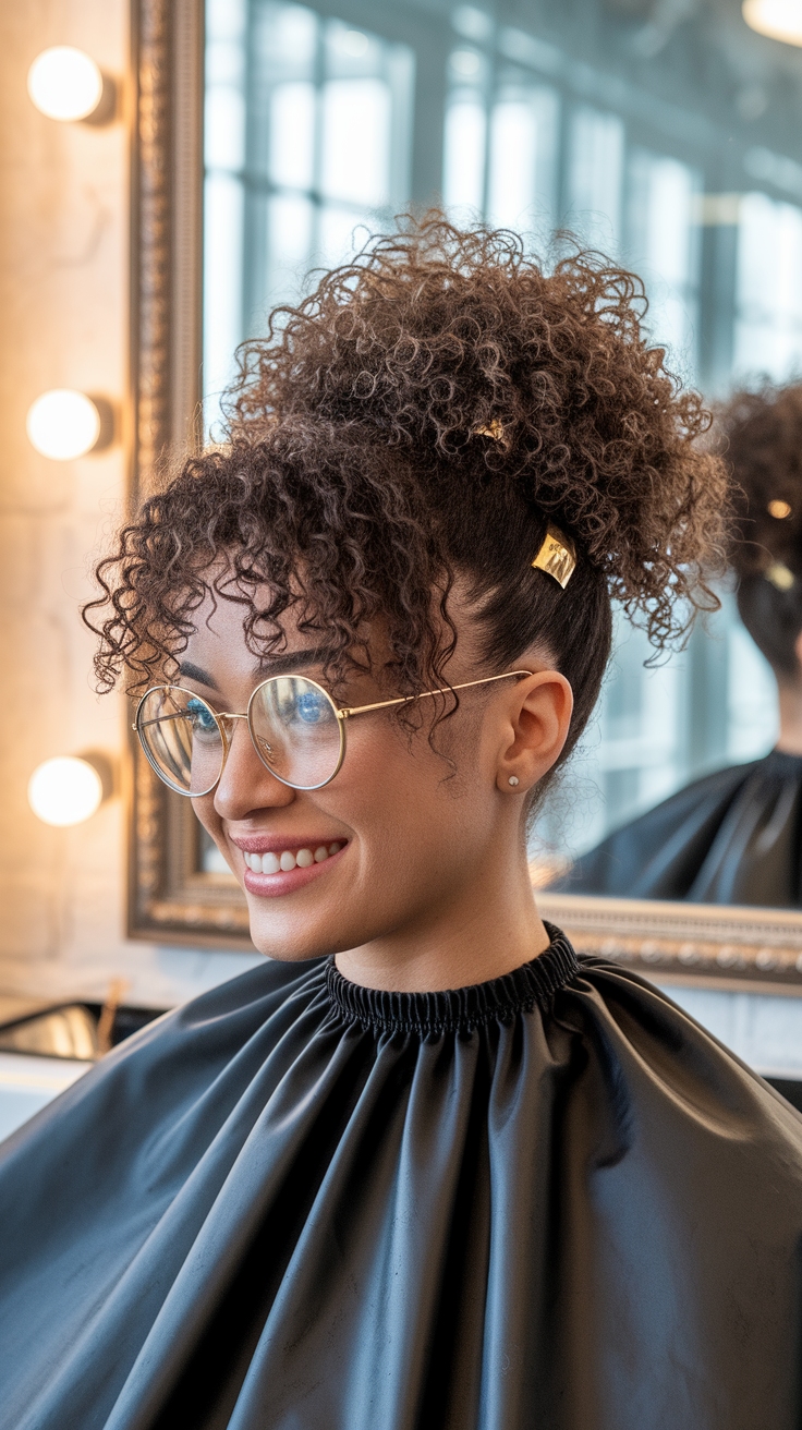 Hair Styles for Natural Curly Hair: Effortless Beauty outfit idea