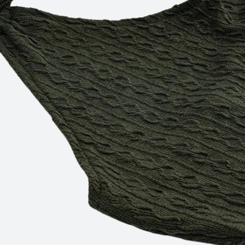Halter Neck Knitted Mini Dress Halter Neck Knitted Mini Dress
